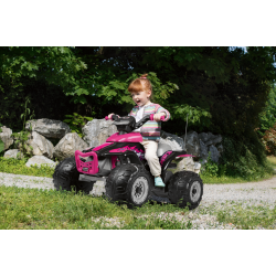 PEG PEREGO CORRAL T-REX 330W PINK w kolorystyce dla dziewczynki