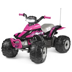 PEG PEREGO CORRAL T-REX 330W PINK w kolorystyce dla dziewczynki