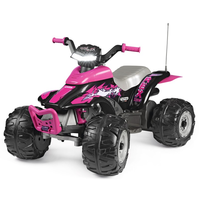 PEG PEREGO CORRAL T-REX 330W PINK w kolorystyce dla dziewczynki