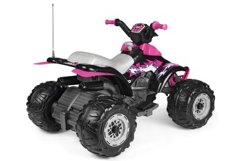 PEG PEREGO CORRAL T-REX 330W PINK w kolorystyce dla dziewczynki