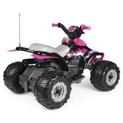 PEG PEREGO CORRAL T-REX 330W PINK w kolorystyce dla dziewczynki