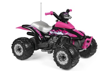 PEG PEREGO CORRAL T-REX 330W PINK w kolorystyce dla dziewczynki