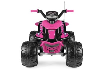 PEG PEREGO CORRAL T-REX 330W PINK w kolorystyce dla dziewczynki