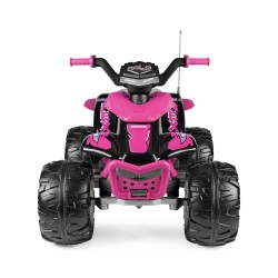 PEG PEREGO CORRAL T-REX 330W PINK w kolorystyce dla dziewczynki