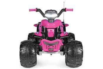 PEG PEREGO CORRAL T-REX 330W PINK w kolorystyce dla dziewczynki