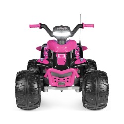 PEG PEREGO CORRAL T-REX 330W PINK w kolorystyce dla dziewczynki