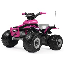 PEG PEREGO CORRAL T-REX 330W PINK w kolorystyce dla dziewczynki