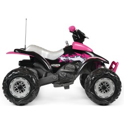 PEG PEREGO CORRAL T-REX 330W PINK w kolorystyce dla dziewczynki