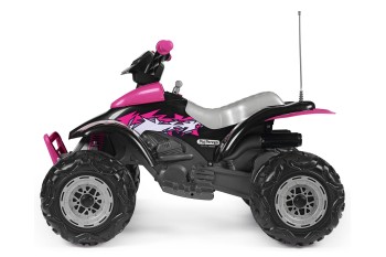 PEG PEREGO CORRAL T-REX 330W PINK w kolorystyce dla dziewczynki