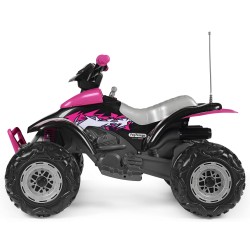 PEG PEREGO CORRAL T-REX 330W PINK w kolorystyce dla dziewczynki