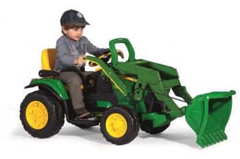 PEG PEREGO JOHN DEERE GROUND LOADER koparka na akumulator 12V na licencji JOHN  DEERE