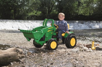 PEG PEREGO JOHN DEERE GROUND LOADER koparka na akumulator 12V na licencji JOHN  DEERE