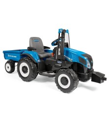 Peg Perego NEW HOLLAND traktor 12V z przyczepą