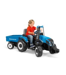 Peg Perego NEW HOLLAND traktor 12V z przyczepą