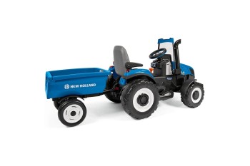 Peg Perego NEW HOLLAND traktor 12V z przyczepą