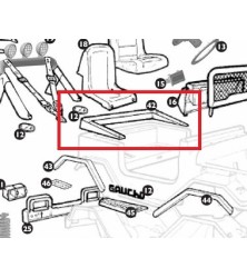 Podstawa pod pałąk tylny gaucho Peg Perego