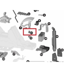 Tulejka układu kierowniczego Traktor Peg Perego