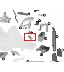 Element układu kierowniczego Traktor Peg Perego