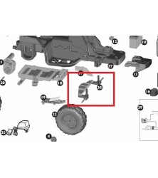 Układ kierowniczy Traktor Peg Perego