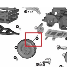 Oś tylna Traktor Peg Perego