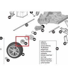 Piasta koła tylnego PRO Peg Perego