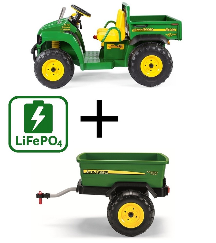 Peg Perego JOHN DEERE GATOR HPX ciężarówka wywrotka na licencji