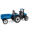 Peg Perego NEW HOLLAND traktor na akumulator z przyczepą