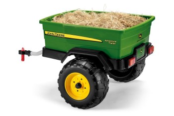 PEG PEREGO JOHN DEERE ADVENTURE TRAILER wielka przyczepa do pojazdów GATOR na licencji JOHN DEERE