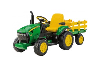 Peg Perego JOHN DEERE GROUND FORCE traktor na akumulator z przyczepą