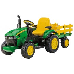 Peg Perego JOHN DEERE GROUND FORCE traktor na akumulator z przyczepą