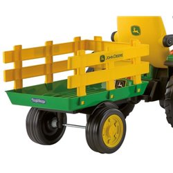 Peg Perego JOHN DEERE GROUND FORCE traktor na akumulator z przyczepą