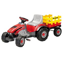 PEG PEREGO MINI TONY TIGRE traktor na pedały z przyczepą