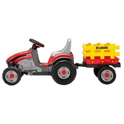 PEG PEREGO MINI TONY TIGRE traktor na pedały z przyczepą